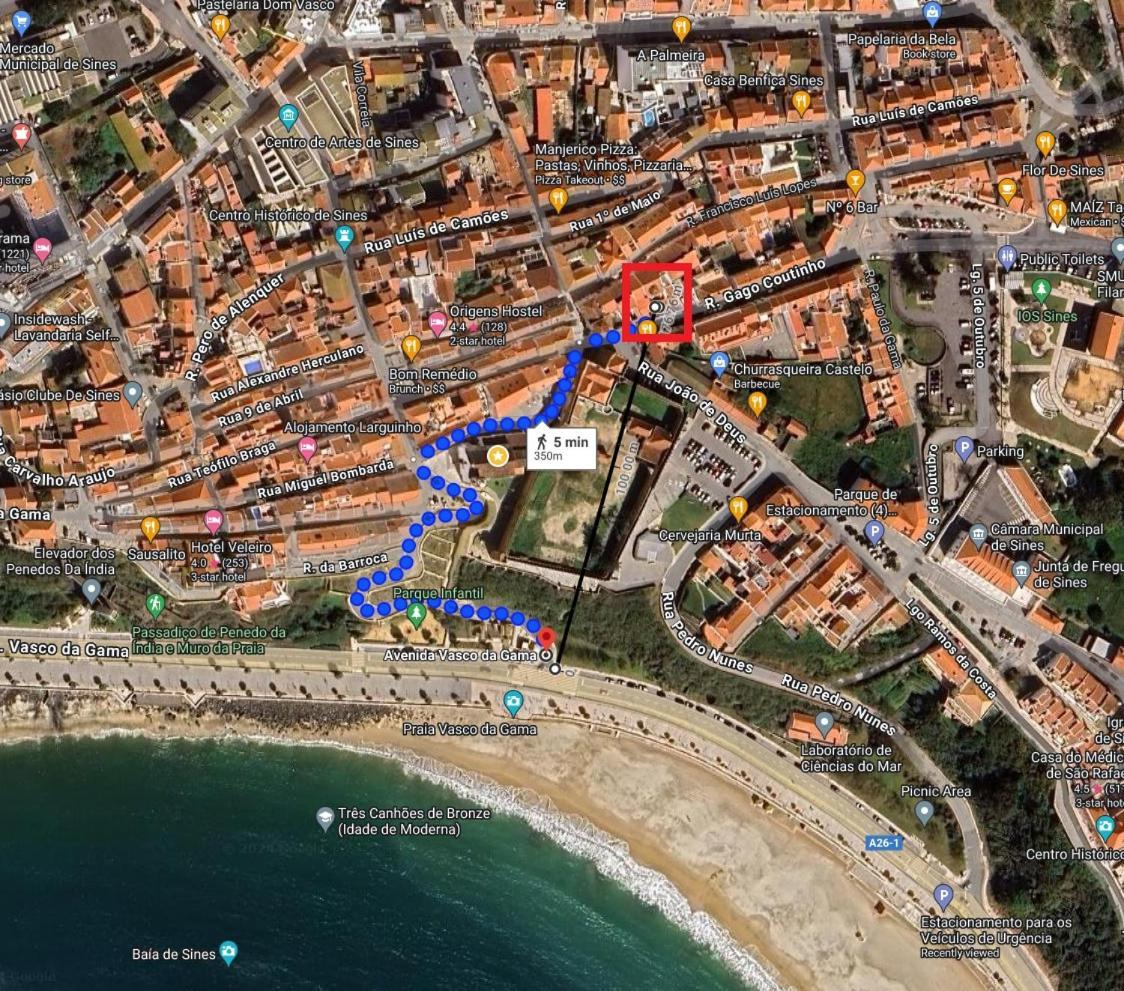 Castle House And Beach Sines Bagian luar foto